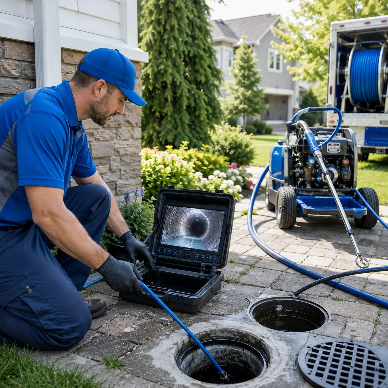 Outdoor drain cleaning professionals serving Klingerstown, PA